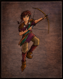 Curly Character Card